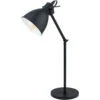 EGLO Priddy 17 Inch 40.00 Watt Black Desk Lamp Portable Light