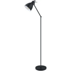 EGLO Priddy 54 Inch 40.00 Watt Black Floor Lamp Portable Light