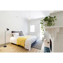 EGLO Priddy 54 Inch 40.00 Watt Black Floor Lamp Portable Light -EGLO Store 49471a app 02