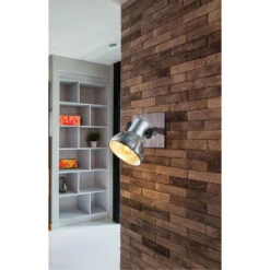 EGLO Barnstaple 1 Light 12 Inch Distressed Zinc And Black Wall Sconce Wall Light 6 EGLO Barnstaple 1 Light 12 Inch Distressed Zinc And Black Wall Sconce Wall Light -EGLO Store 49648a app 02