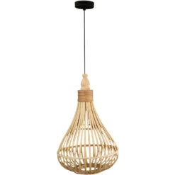 EGLO Amsfield 1 Light 14 Inch Brown Pendant Ceiling Light