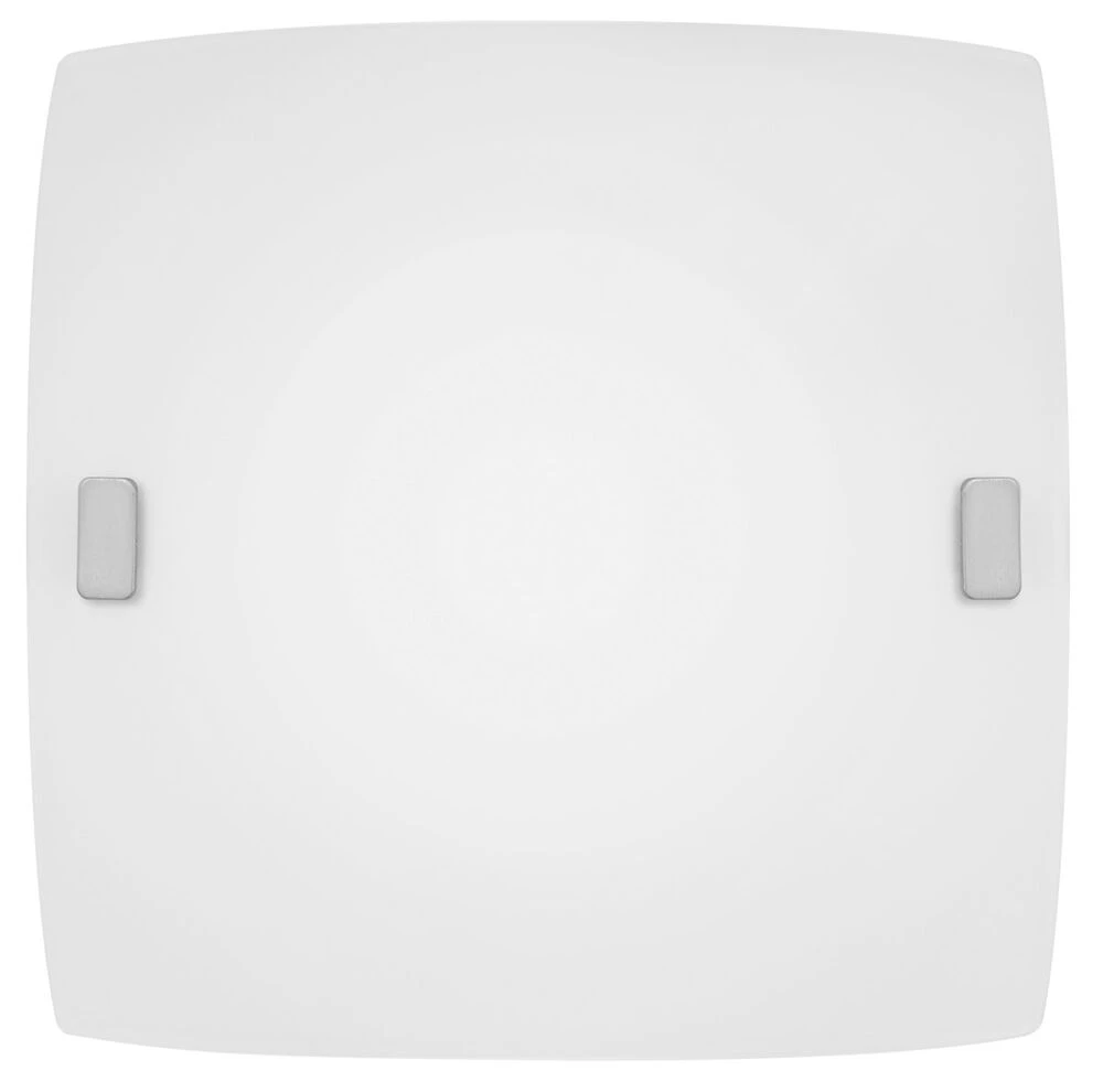 EGLO Borgo 1 Light 10 Inch Matte Nickel Wall Light 1 EGLO Borgo 1 Light 10 Inch Matte Nickel Wall Light