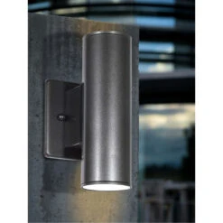 EGLO Riga 2 Light 7 Inch Anthracite Outdoor Wall Light -EGLO Store 84003a 4