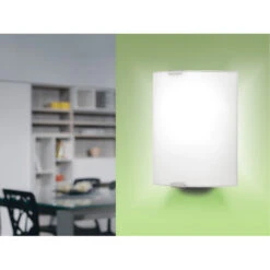 EGLO Grafik 1 Light 7 Inch Chrome ADA Wall Light -EGLO Store 84028a 3