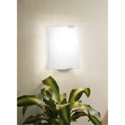 EGLO Grafik 1 Light 7 Inch Chrome ADA Wall Light -EGLO Store 84028a 5