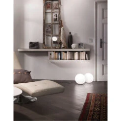 EGLO Rondo 8 Inch 60.00 Watt Silver Table Lamp Portable Light -EGLO Store 85264a 2