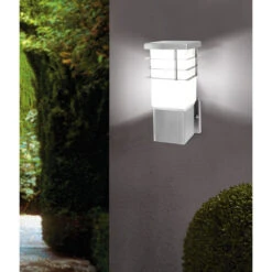 EGLO Calgary 1 Light 11 Inch Stainless Steel Outdoor Wall Light 8 EGLO Calgary 1 Light 11 Inch Stainless Steel Outdoor Wall Light -EGLO Store 86391a app 02