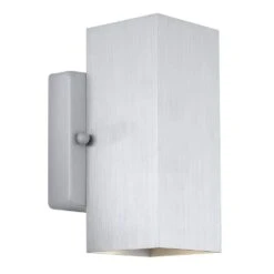 EGLO Madras 2 Light 4 Inch Aluminum ADA Wall Light