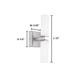 EGLO Palermo 2 Light 13 Inch Matte Nickel Wall Light -EGLO Store 88284a di