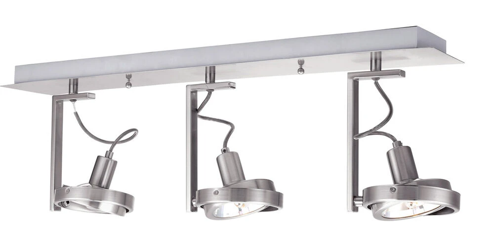 EGLO Cubeto 3 Light 6 Inch Matte Nickel Wall Light 1 EGLO Cubeto 3 Light 6 Inch Matte Nickel Wall Light