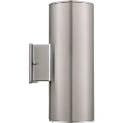 EGLO Ascoli 2 Light 13 Inch Stainless Steel Outdoor Wall Light