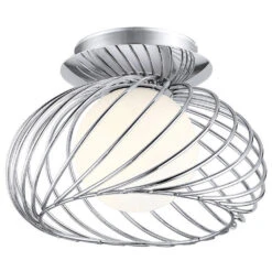 EGLO Thebe 1 Light 7 Inch Chrome Wall Light