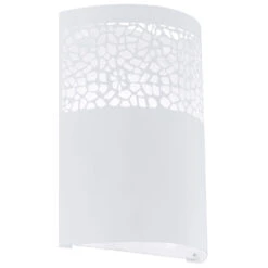 EGLO Carmelia 1 Light 7 Inch White ADA Wall Sconce Wall Light