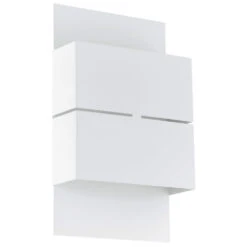 EGLO Kibea LED 10 Inch White Outdoor Wall Light