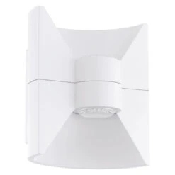EGLO Redondo LED 7 Inch White Outdoor Wall Light