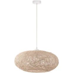EGLO Campilo 1 Light 17.72 Inch Beige Pendant Ceiling Light
