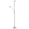 EGLO Baya 1 71 Inch 20.00 Watt Matte Nickel Floor Lamp Portable Light