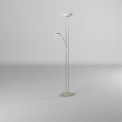 EGLO Baya 1 71 Inch 20.00 Watt Matte Nickel Floor Lamp Portable Light -EGLO Store 93874a bb