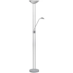 EGLO Baya 1 71 Inch 20.00 Watt Chrome Floor Lamp Portable Light -EGLO Store 93875a 06