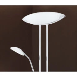 EGLO Baya 1 71 Inch 20.00 Watt Chrome Floor Lamp Portable Light -EGLO Store 93875a 2