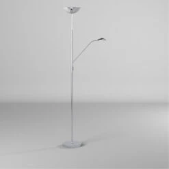 EGLO Baya 1 71 Inch 20.00 Watt Chrome Floor Lamp Portable Light -EGLO Store 93875a bb 03