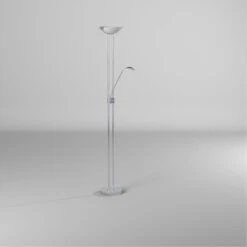 EGLO Baya 1 71 Inch 20.00 Watt Chrome Floor Lamp Portable Light -EGLO Store 93875a bb 05