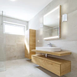 EGLO Grafik LED 11 Inch Silver ADA Wall Light, White Glass -EGLO Store 94598a app 02