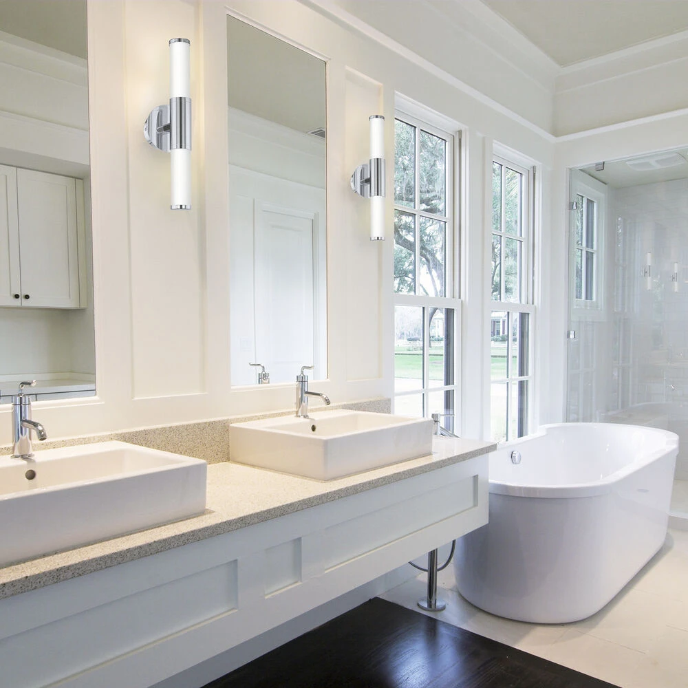 EGLO Palmera 1 LED 5 Inch Chrome Wall Sconce Wall Light 17 EGLO Palmera 1 LED 5 Inch Chrome Wall Sconce Wall Light - Image 17