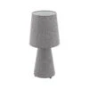 EGLO Carpara 19 Inch Grey Table Lamp Portable Light