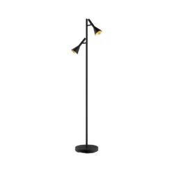 EGLO Cortaderas 57 Inch Black Floor Lamp Portable Light