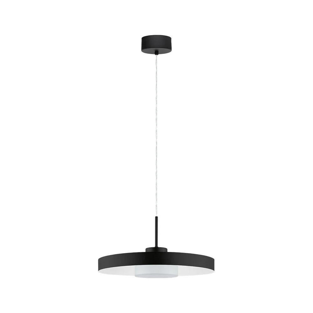 EGLO Alpicella LED 16 Inch Matte Black Pendant Ceiling Light 1 EGLO Alpicella LED 16 Inch Matte Black Pendant Ceiling Light
