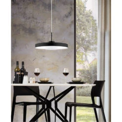 EGLO Alpicella LED 16 Inch Matte Black Pendant Ceiling Light 6 EGLO Alpicella LED 16 Inch Matte Black Pendant Ceiling Light -EGLO Store 98165a app 2