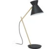 EGLO Amezaga 21 Inch 60.00 Watt Structured Black And Brushed Brass Table Lamp Portable Light