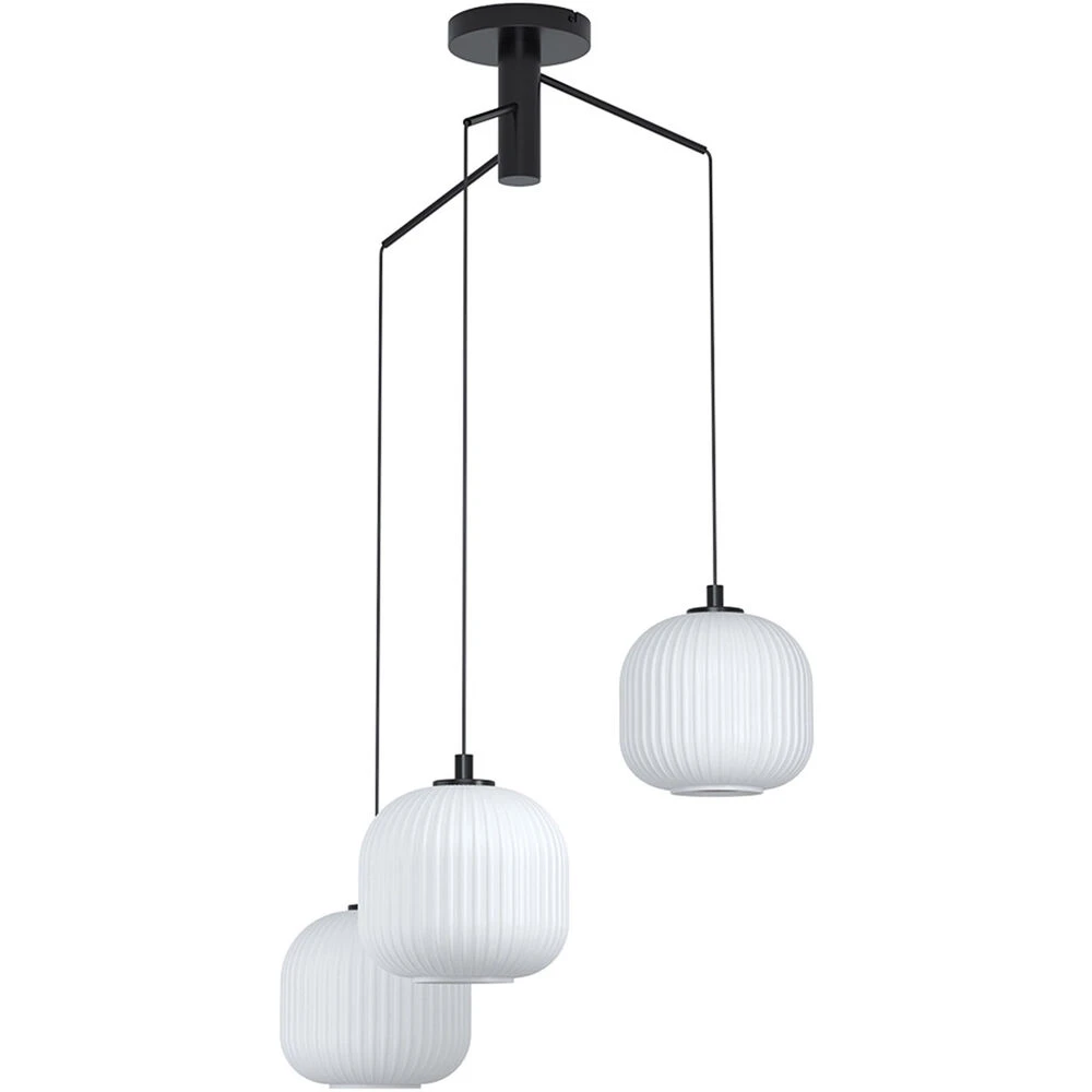 EGLO Mantunalle 24 Inch Black Pendant Ceiling Light 1 EGLO Mantunalle 24 Inch Black Pendant Ceiling Light