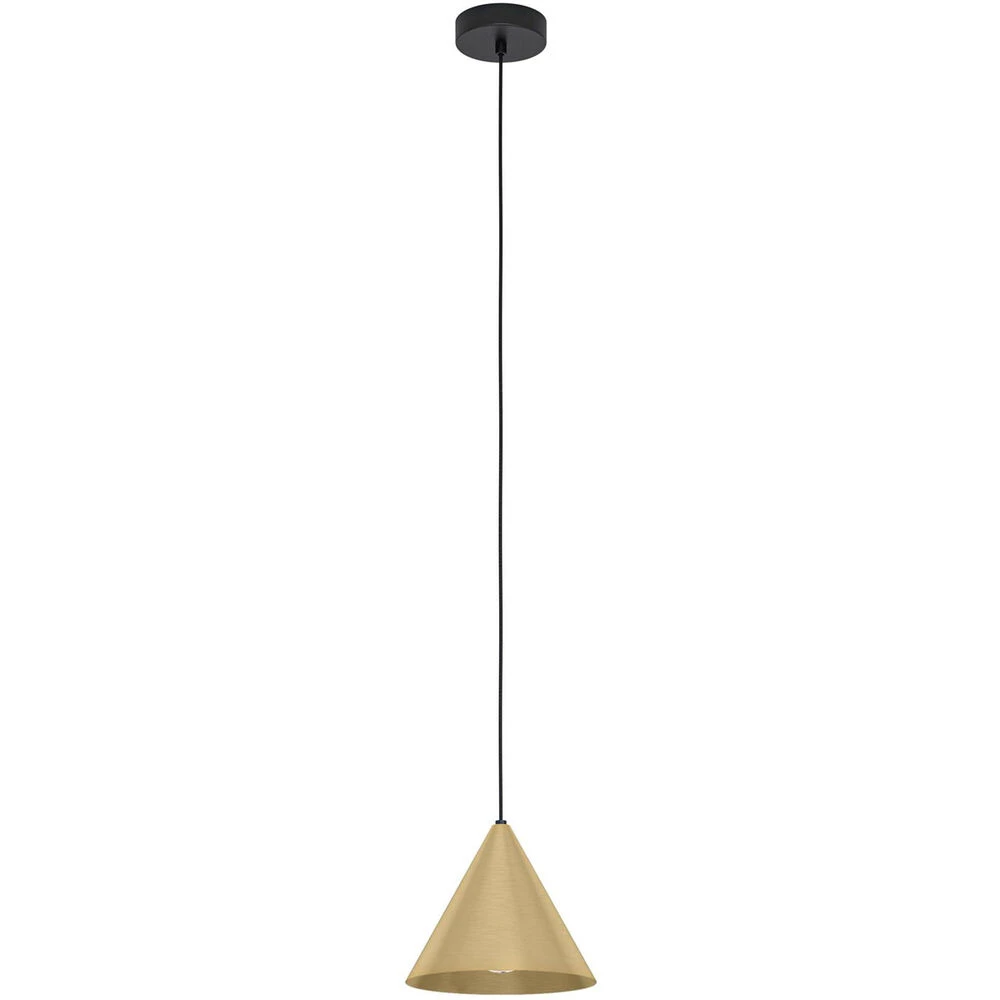 EGLO Narices 1 Light 9 Inch Structured Black Pendant Ceiling Light 1 EGLO Narices 1 Light 9 Inch Structured Black Pendant Ceiling Light